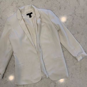 H&M cream blazer
